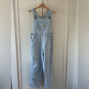 Hey Gang Coveralls in Pinstripe